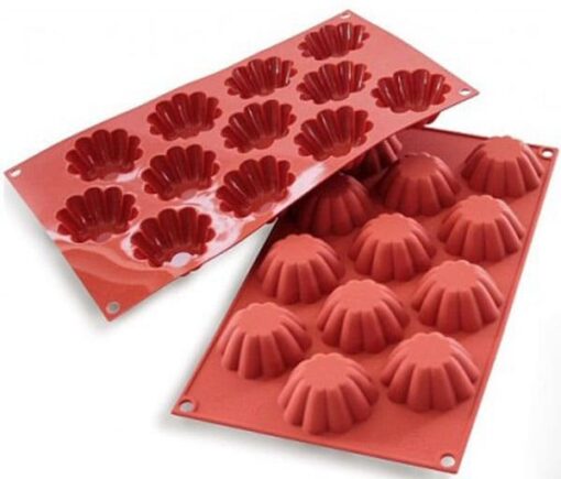 Teglia in silicone mini brioches Silikomart