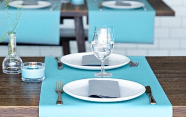 Rotolo 20 strappi tete a tete Mint Blue Duni
