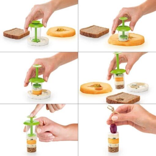 Stampo Tartine e Stuzzichini 4 pz Tescoma - immagine 2