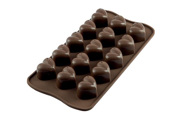 Set 4 Stampi In Silicone Per Cioccolatini E Biscotti – 9 Cavità, Resistenti Al Calore, Antiaderenti, BPA Free, Misura 20x15 Cm
