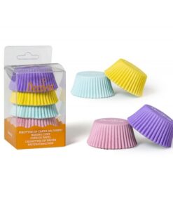 Pirottini Muffin colori pastello 75 pz