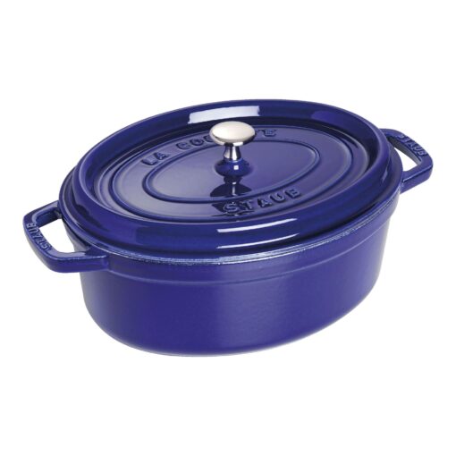 Casseruola Ovale in Ghisa 31 cm Blu Staub