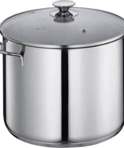 Pentola in acciao 10 Litri con coperchio in Vetro KUCHENPROFI