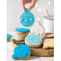 Tagliapasta Palla di natale set taglia e imprimi Decora - immagine 4