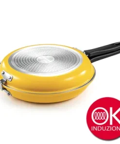 Padella doppia gira frittata INDUZIONE cm 26